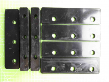 Zipper Maschinen Ersatzteil passend zu ZI-HS10TN #9,10,11 Gleitplatten Set