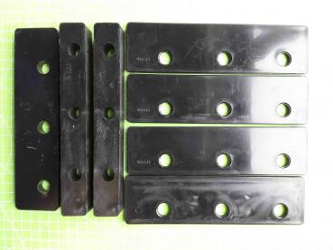 Zipper Maschinen Ersatzteil passend zu ZI-HS14TN #9,10,11 Gleitplatten Set