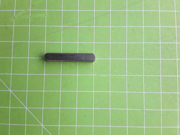Zipper Maschinen Ersatzteil passend zu ZI-BRM420 #B7 Passfeder Messeraufnahme