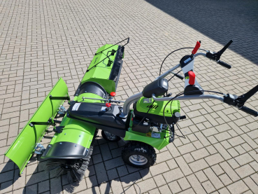 Zipper Maschinen Kehrmaschine ZI-KM1000 Kehrmaschine inkl. Staub- und Schneeschild