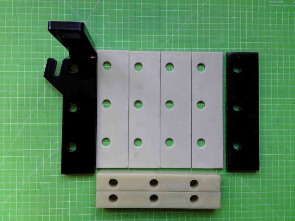 Zipper Maschinen Ersatzteil passend zu ZI-HS30Z #21,22,23,25,26 Platten Set, ZI-HS30Z