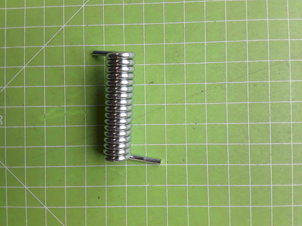 Zipper Maschinen Ersatzteil passend zu ZI-BRM508 #D18 Feder für Korbabdeckung