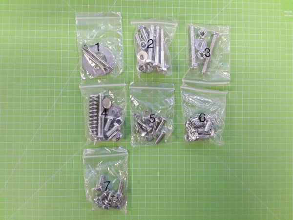 Zipper Maschinen Ersatzteil passend zu ZI-BTM120 Hardware Set; BTM120