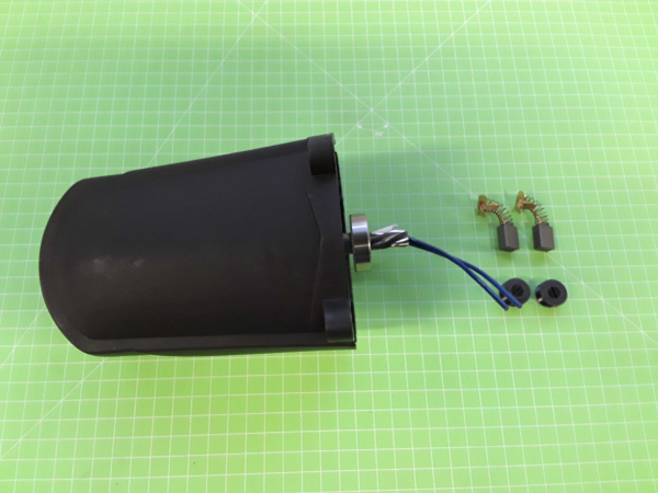 Zipper Maschinen Ersatzteil passend zu ZI-KGS210K Motor inkl. Gtriebe #121,122, ZI-KGS210K