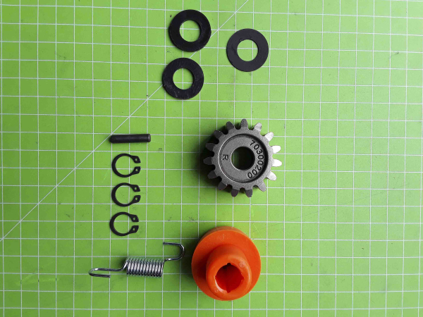 Zipper Maschinen Ersatzteil passend zu ZI-BRM52EST #54-56,59,67,68,110 Zahnrad/Radantrieb R