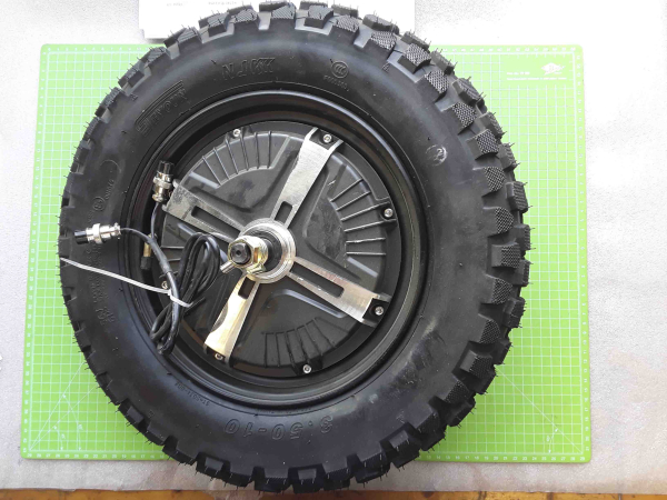 Zipper Maschinen Ersatzteil passend zu ZI-EWB500LI #6 Rad & Motoreinheit
